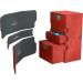 GameGenic Card Deck Box - Red 200CT, Durable TCG/OCG Storage for Pokemon, Yugioh, Commander, MTG Cards - Buy Online on GoSupps.com