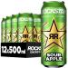 Rockstar Energy Drink Sour Apple - Saures caffeinated refreshing drink for the energy kick disposable (12 x 500ml) (packaging design may deviate)