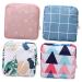 Nolitoy 4 pieces Storage bags for women's bandages Hygiene bags for women's products Feminine product bag set for storage bags for women's bandages High capacity package cotton
