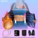 HIAGE Weighted Fitness Hoop with Counter - Adjustable Smart Hoop for Weight Loss and Abdomen Fitness - A-Sakura Pink - Buy Online on GoSupps.com