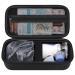 Canboc Hard Travel Case for Portable Nebulizer Machine for Adults and Kids Handheld Nebulizer Bag Mesh Pocket fit Medication or Other Essentials Black (Case Only)