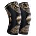 Copper Elbow Brace for Tendonitis and Tennis Elbow (1 Pair) - Elbow Compression Sleeve Support for Men & Women Weightlifting Workout Copper X-Large