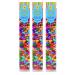 Chocolate Covered Sunflower Seeds Multicolored Candy Coated Treats - Rainbow Party Favors - Sweet and Crunchy Topping - Pack of 3