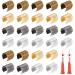 PandaHall 200pcs Metal Clip End Cap  4 Colors Leather Rope Clip Large Cord Crimp String Fastener for Jewelry Making Jute Leather Bracelet Necklace Macrame Tassel DIY Craft 17 15.5mm 4 Colors