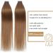 24 inches SEGO Tape in Hair Extensions Human Hair 40 Pieces #6 Light Brown Real Remy Hairpieces Invisible Straight Skin Weft Seamless Natural (100g) - Buy Online on GoSupps.com