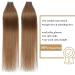 100% Remy Human Hair Tape-in Extensions - Light Brown #6 14 (35cm) - 40 Pieces + 10 Free Tapes - Buy Online on GoSupps.com