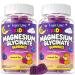 Magnesium Glycinate Gummies for Kids: Organic Chewable Supplement with Vitamins B12 B6 D3 Zinc L-Theanine Omega Calcium Citrate - Extra Strength Zzz Aid Focus Health Support for Kid(120Count) Berry 60 Count (Pack of 2)