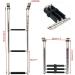 3 Step Stainless Steel Telescoping Boat Ladder Swim Step by Amarine Made - Buy Online on GoSupps.com