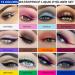 12pcs Waterproof Matte Liquid Eyeliner Set - Colorful Makeup Pen Set in White, Red, Blue, Green, and Brown - Buy Online on GoSupps.com