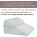 Adjustable Cooling Gel Memory Foam Bed Wedge Pillow - Support for Legs and Back - Acid Reflux, Snoring, Heartburn Relief - Machine Washable - Buy Online on GoSupps.com