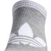 adidas Originals Women's Trefoil Superlite No Show Socks 6-Pack - Heather Grey/White/Black - Buy Online on GoSupps.com