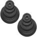 Yes4All 1.15-inch Cast Iron Weight Plates Set for Dumbbells O. Weight Plate 1.15 inch - 1.25 + 2.5 + 5 +10lbs - Pair