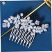 Didiseaon Hair Topper Crystal Side Hair Comb Crystal Hair Comb Hair Accessory for Girls Flower Girl Headpiece Hair Accessories for Prom Wedding Hair Comb Combs Alloy Dress Hair Piece Bride - Buy Online on GoSupps.com