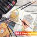 PANDAFLY 150-Piece Drawing Pencils Set with 120 Colored Pencils and Sketchbook - Ideal for Drawing, Sketching, and Adult Coloring - Quality Soft Core Oil Based Pencils for Blending and Shading - Buy Online on GoSupps.com