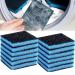 Washing Machine Clothing Hair Removal Reusable Collector Cleaning Tools Pet Sponge Suitable For Laundry Hair Remover Cleaning and cleaning hair laundry sheets dryer sponge catch Filter wash ha Blue 12PCS
