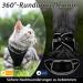 Rabbitgoo Cat Dishes & Adjustable Cat Harness - Reflective Vest for Small Cats - 1 Pack Black - Buy Online on GoSupps.com