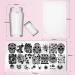 Halloween Nail Stamper Kit with Skull, Devil, Spider Images - Nail Stamping Plate Set for DIY Manicure - Bellelfin - Buy Online on GoSupps.com