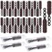 36 Pcs Hair Brushes in Bulk for Homeless  Hair Brush Bulk Nylon Bristles Brush Vent Hair Brush for Curly Wavy Hair Blow Drying Styling Detangling Suitable for Shelter  Hotel (Black)