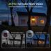 TIEJUS 2K Outdoor Security Camera with 360 PTZ | 3MP Color Night Vision | 2.4G WiFi | Alexa Compatible - Buy Online on GoSupps.com
