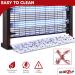 SUREZAP 20W Indoor Electric Bug and Fly Zapper Wooden Finish Effective Bugs Flies Mosquitoes Moths and Other Flying Insects - Buy Online on GoSupps.com