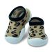 Dookeh Baby Shoes Boys Girls First Walking Shoes Soft Sole Sneakers Toddler Infant Babygirl Sock Shoes 9-12 Months A1 Leopard Dark