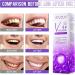 V34 Purple Toothpaste - 2 x 60ml Whitening Formula for Stain Removal & Color Correction | Boost Your Tooth's Brightness - Buy Online on GoSupps.com