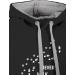 Shirtracer Contrast Hoodie for Men & Women - 'Never Walk Alone' Dog Owners Gift - Black/Gray Mottled - Buy Online on GoSupps.com