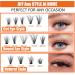 Lash Clusters 200 Pcs DIY Eyelash Extensions | D Curl Wispy Lashes 8-18MM | Fluffy Volume by Kmilro - Buy Online on GoSupps.com