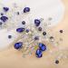Sither Blue Crystal Hair Clip for Women Bridal Wedding Pearls Hair Comb for Women Headpiece Hair Accessories for Bride Party Prom Gift - Buy Online on GoSupps.com