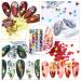 Buy CKFYahp 3D Holographic Maple Leaf Nail Art Glitter Sequins | Autumn Nail Design & DIY Crafts - International Shipping - Buy Online on GoSupps.com
