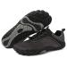 Free -air child The original - Overland water -repellent & lined barefoot shoes - Unisex barefoot shoes winter - waterproof barefoot shoes black 43 EU