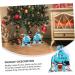 SEWOART 6 Pcs Biscuit Drawstring Bag Candy Bags Santa Bags Drawstring Candy Bag Child Christmas Bag - Buy Online on GoSupps.com