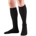 Truform Compression Socks 20-30 mmHg Men's Gym Socks Knee High Over Calf Length Black X-Large Black X-Large (1 Pair)