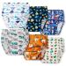 Plastic Underwear Covers for Potty Training Rubber Pants for Toddlers Rubber Training Pants for Toddlers Plastic Training Pants Plastic Diaper Covers Toddler Plastic Underwear for Toddlers 3t 3T (Pack of 6) Boys