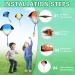 12 Pieces Parachutist Toy Set | Outdoor Hand-Throw Parachute Toys for Kids | Perfect Birthday Party Favors - Buy Online on GoSupps.com