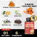 Satoomi 6in1 Turmeric Curcumin Supplement - 3 Month Supply - 95% Curcuminoids with Ginger Root, Garlic Bulb, Rosemary & Black Pepper - 90 Capsules - Buy Online on GoSupps.com