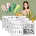 BORN PRETTY Flower & Leaves Theme Nail Art Stamping Plates - Set of 4 | Manicure DIY Printing Tools - Buy Online on GoSupps.com