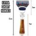 5 Edge Cartridges - Compatible with Artificial Horn & Stainless Steel Holder | Extra Short Handle Shaving Duo | Modern Vintage Tool - Buy Online on GoSupps.com