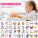 Zayvor 306CT Kids Temporary Tattoos - Butterfly Unicorn Mermaid Designs | Birthday Party Favors | Halloween & Christmas Costume Accessories - Buy Online on GoSupps.com