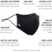INHERENT Premium Traveler's Face Mask | Anti-Odor SILVERbac | Reusable & Adjustable | Comfortable Black Medium | International Shipping Available - Buy Online on GoSupps.com