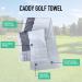 E9 Golf Caddy Towel - Large 22x44 Caddie Style Towel | Tour Player's Choice | Simple Design | 5 Color Options - Buy Online on GoSupps.com