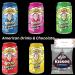 Temas American Drinks & Chocolates Bundle Gift Box Includes Warheads Sour Soda Cans 5 Variety Flavours 355ml & Hershey s Kisses Milk Chocolate - Buy Online on GoSupps.com