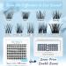 Morning D-Mix Cluster Lashes 84 Pcs | DIY Cluster Eyelash Extensions | Individual Lashes Thin Band & Soft | 8-16mm Length - Buy Online on GoSupps.com