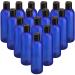 Belle vous 16 pieces of plastic bottles for filling blue-240ml liquid bottles with disc-top flip-flip-cap licking lid to push out-empty travel bottles for filling for cosmetics shampoo shower gel