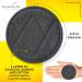12 Charcoal Bamboo Reusable Makeup Remover Pads with Laundry Bag | Eco-Friendly Face Rounds & Biodegradable Bamboo Earbuds - Buy Online on GoSupps.com