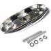 MX Boat Folding Cleats 4-1/2 inch Marine Dock Cleats Stainless Steel - Pair of 2, Silver | Flip Up Boat Cleats with Installation Accessories - Buy Online on GoSupps.com