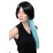 Buy WIG ME UP Sexy Girly Cosplay Wig - Black Bob & Long Light Blue Cyan Braid Ponytail SA074-2HTF2513 | International Shipping Available - Buy Online on GoSupps.com
