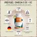Omega-3 Vegan + D3 & K2 Capsules (240x) - 1100mg Algae Oil 600mg DHA 300mg EPA 1000 IE Vitamin D3 & 40 g K2 - High Dose Lab Tested Omega-3 Supplement - Buy Online on GoSupps.com