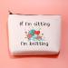 JXGZSO Funny Knitting Cosmetic Bag - Perfect Gift for Crochet Lovers - Buy Online on GoSupps.com