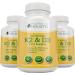 High Strength Vitamin D3 125mcg + Vitamin K2 90mcg MK7 - 4 Month Supply 150 Capsules - USA Made Cholecalciferol & Menaquinone - Buy Online on GoSupps.com